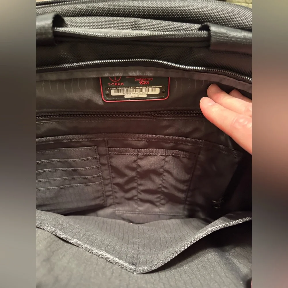 Tumi T-Tech Presidio Filbert T-Pass Organizer Laptop Case, Black